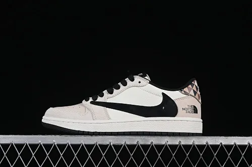 All categories Air Jordan Jordan series basketball shoes Air Jordan 1 Low high-end customized low-top sneakers Travis Scott x Fragment Design x Air Jordan 1 Low OG SP AJ1 Joe 1 North Face joint fashion checkered low-top cultural casual sneakers DM7866-102